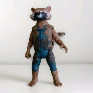 Marvel Rocket Racoon Guardians Of The Galaxy Action Figure With Removable Tail